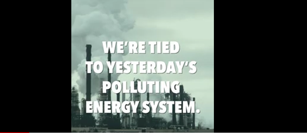 "We're tied to yesterday's polluting system"