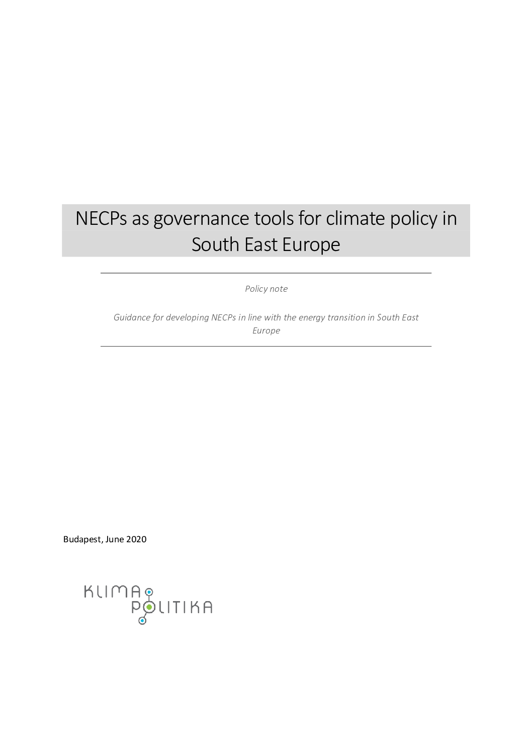 NECP_Paper_1_Klimapolitika_FINALE_NEU