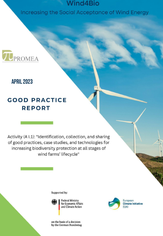 Report on Good Practices for Increasing Biodiversity Protection at All Stages of Wind Farms’ Lifecycle