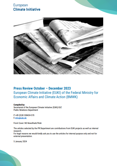 Cover Page of the EUKI Press Review