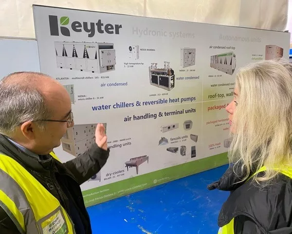 First visit at Keyter one of the enterprises supporting the project