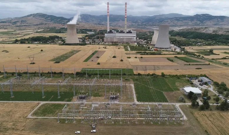 Panorama of Thermal power plant Bitola