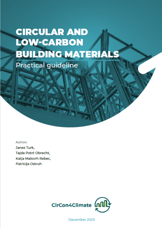 cover SELECTION OF CIRCULAR AND LOW-CARBON BUILDING MATERIALS